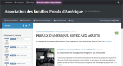 Desktop Screenshot of famillesproulx.org